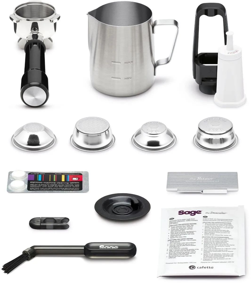 Sage The Barista Touch Impress SES881BSS4FEU1 Espressomachine - Brushed Stainless Steel - afbeelding 6 van 6