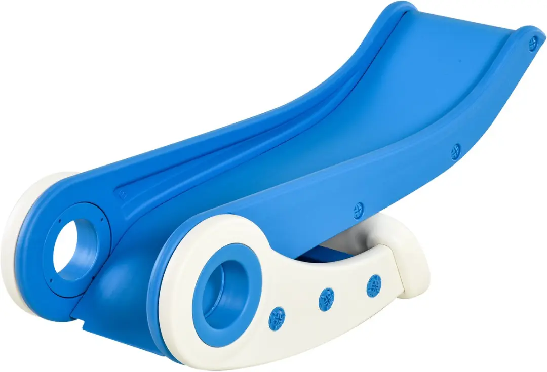 Homcom Kinderglijbaan 120x50x56cm - Blauw/Wit