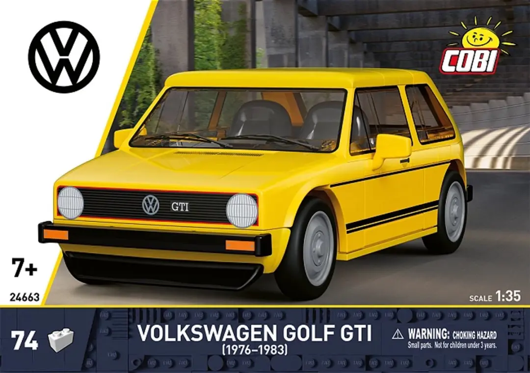 Cobi Volkswagen Golf GTI 1976-1983 Bouwpakket - 68 Onderdelen