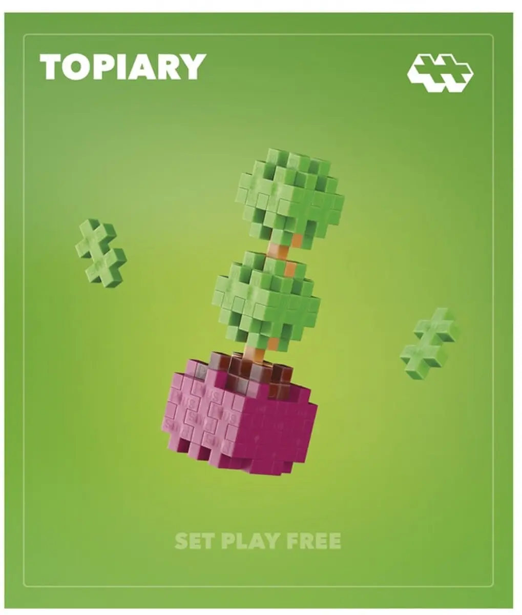 Plus-Plus Plant Pack Topiary Bouwset 50 Stuks - Vanaf 5 jaar