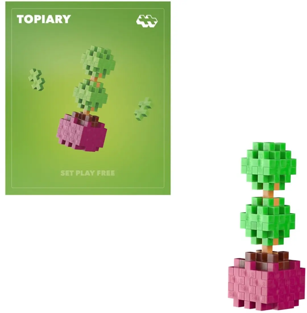 Plus-Plus Plant Pack Topiary Bouwset 50 Stuks - Vanaf 5 jaar