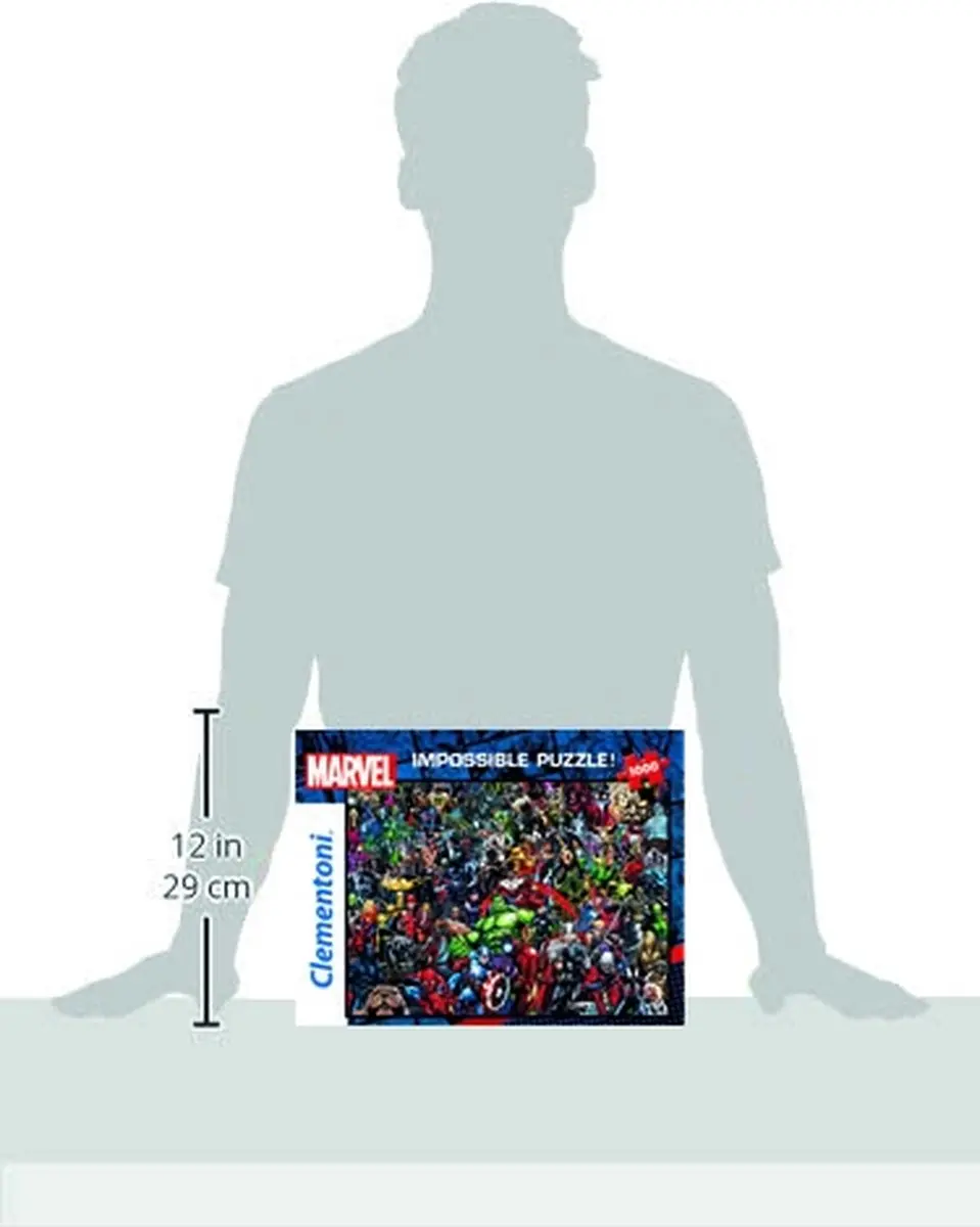 Clementoni Impossible Marvel Puzzel 1000 Stuks - Multi