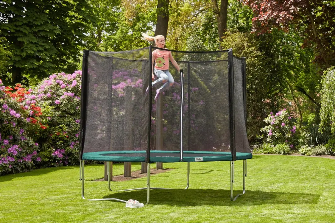 Salta Combo Ronde Trampoline 251cm - Veiligheidsnet - Groen