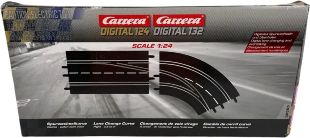 Carrera DIGITAL Linker Rijbaanwisselcurve CAR20030363 - Multi