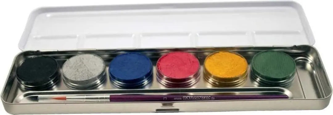 Kids at Work Make-up Grime Palet Metallic 6 Kleuren