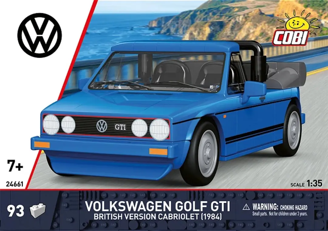 Cobi Volkswagen Golf GTI Brits Cabriolet 65 Onderdelen - afbeelding 6 van 6
