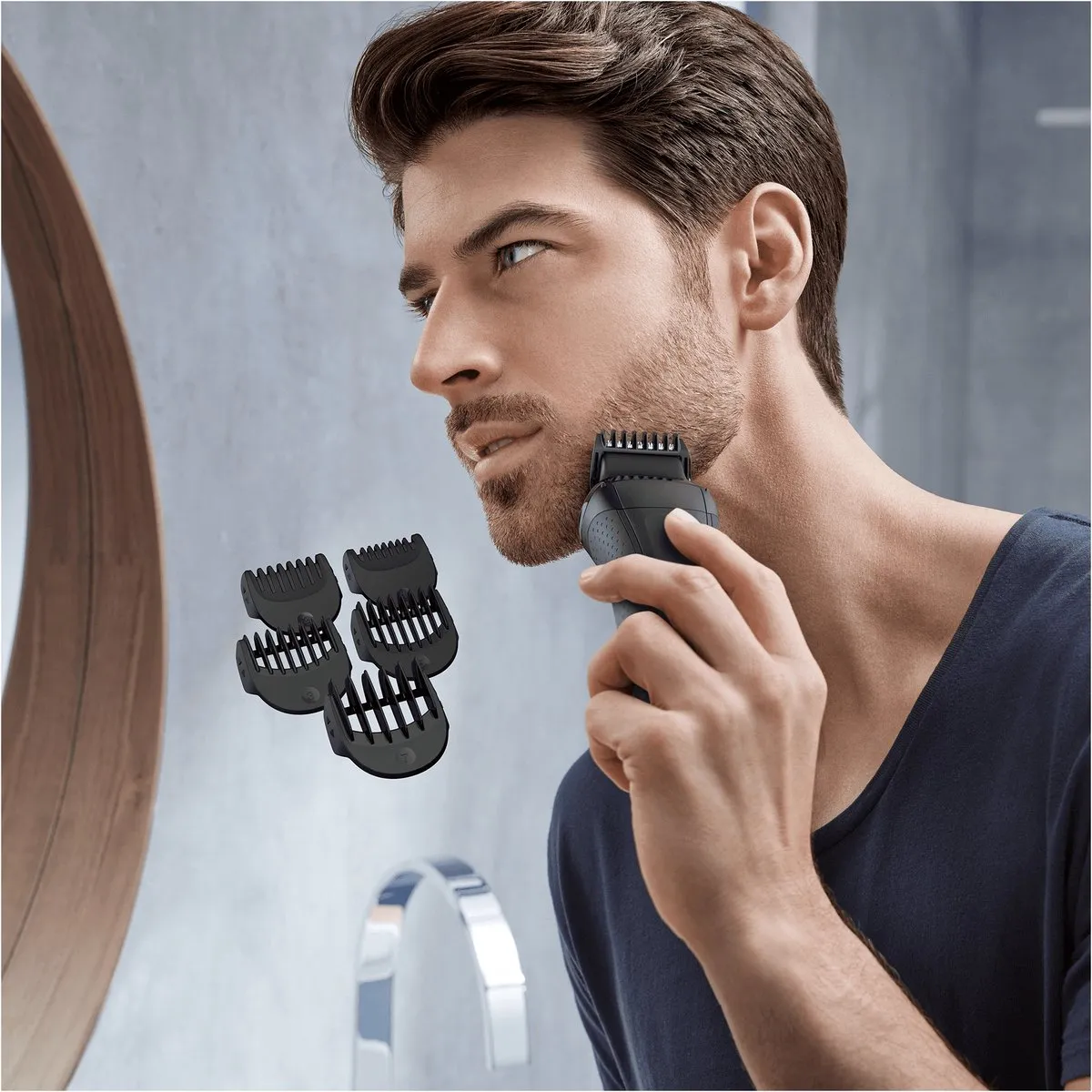 Braun Series 3 3000BT Baardtrimmer - 5 Opzetstukken