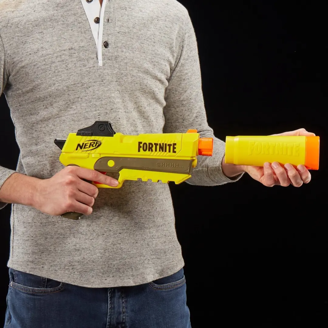 Nerf Fortnite Sp-L Blaster - Geel - 4x C-cellen