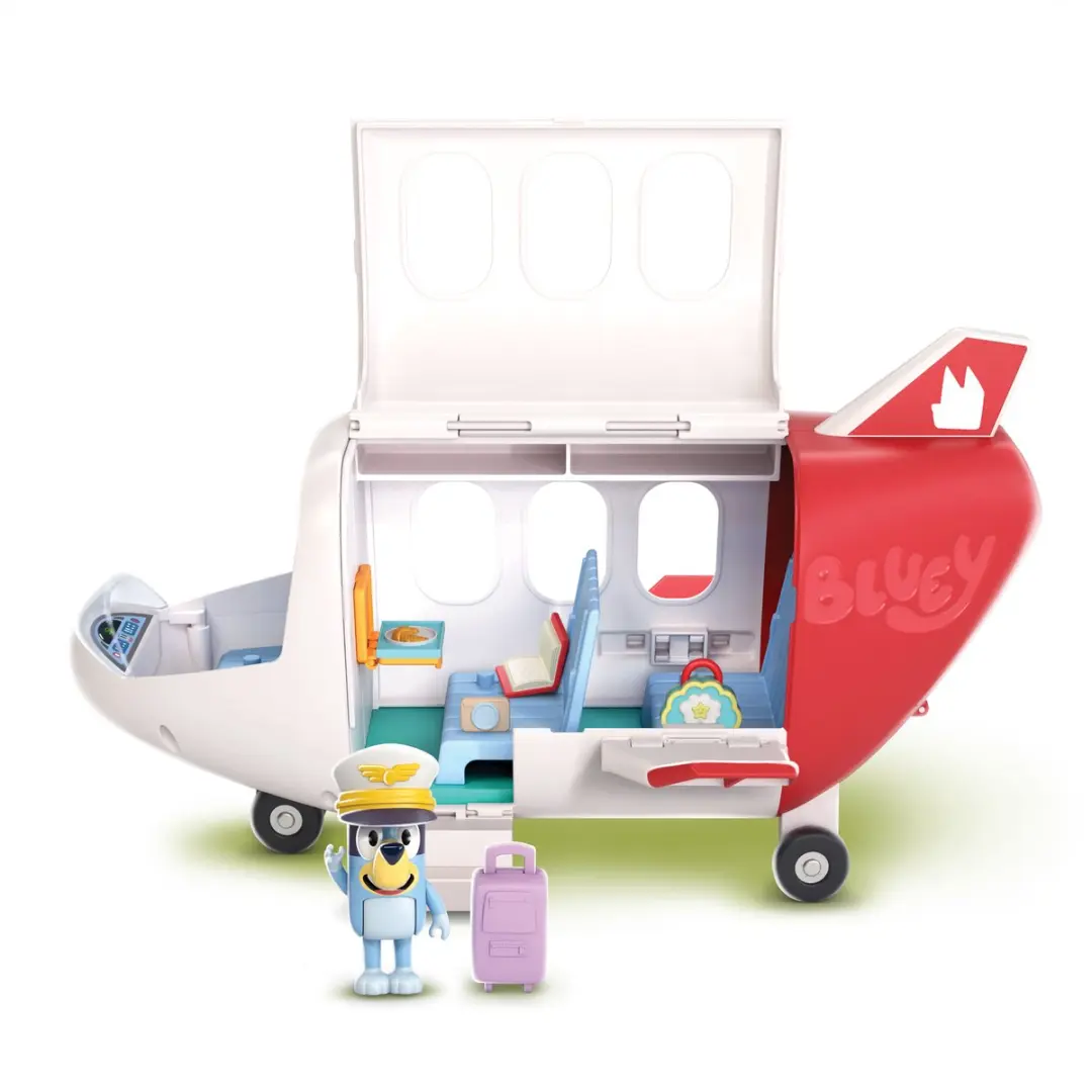 Moose Toys Bluey Avonturenvliegtuig Speelset - Multikleur