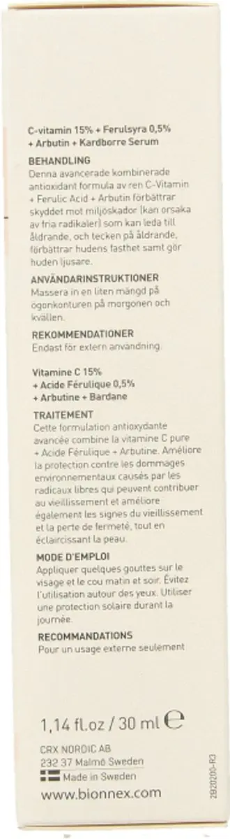 Bionnex The Nordea Vitamine C Serum 30ml