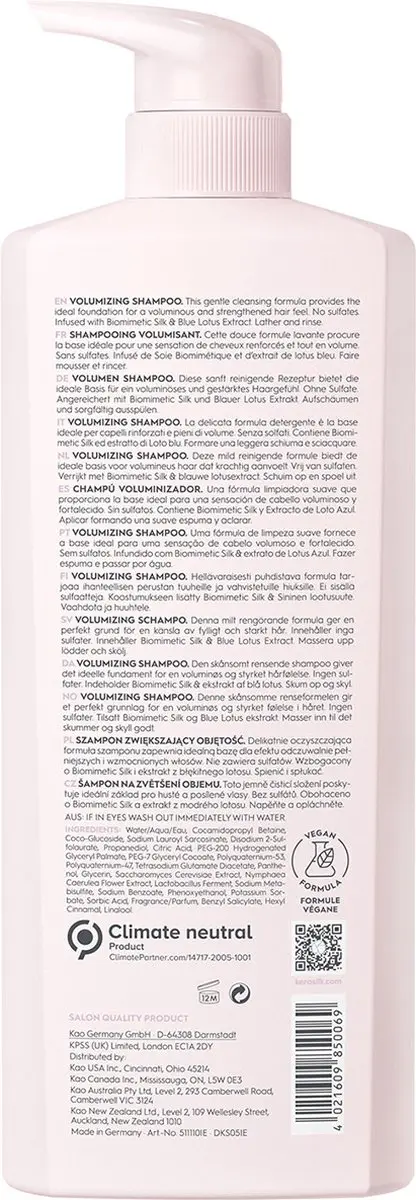 Kerasilk Volumizing Shampoo 750ml