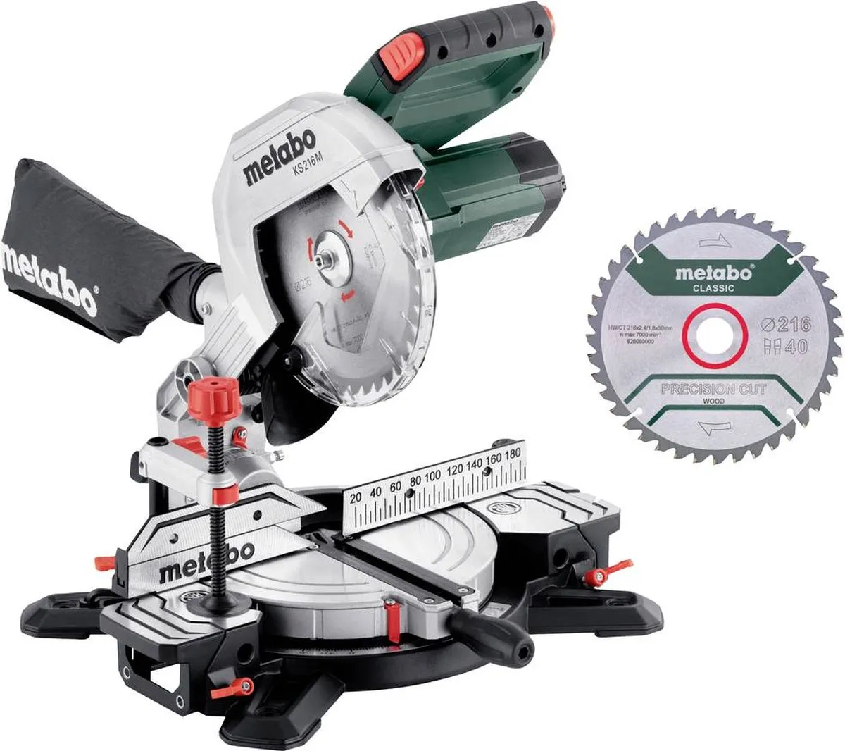 Metabo 610216900 Afkortzaag 1100W - 216mm