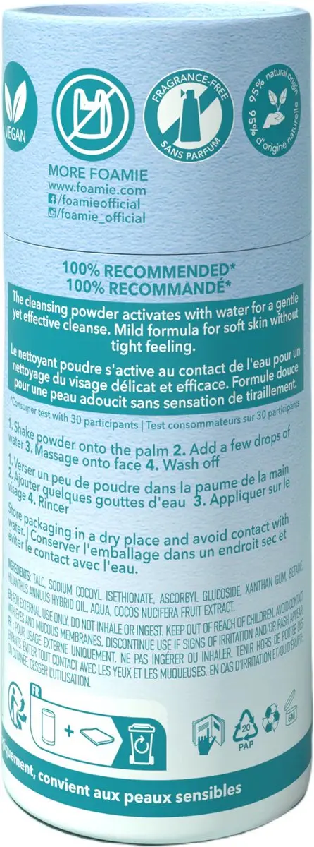 Foamie Powder-to-Milk Face Wash Magic Cleanse 40g
