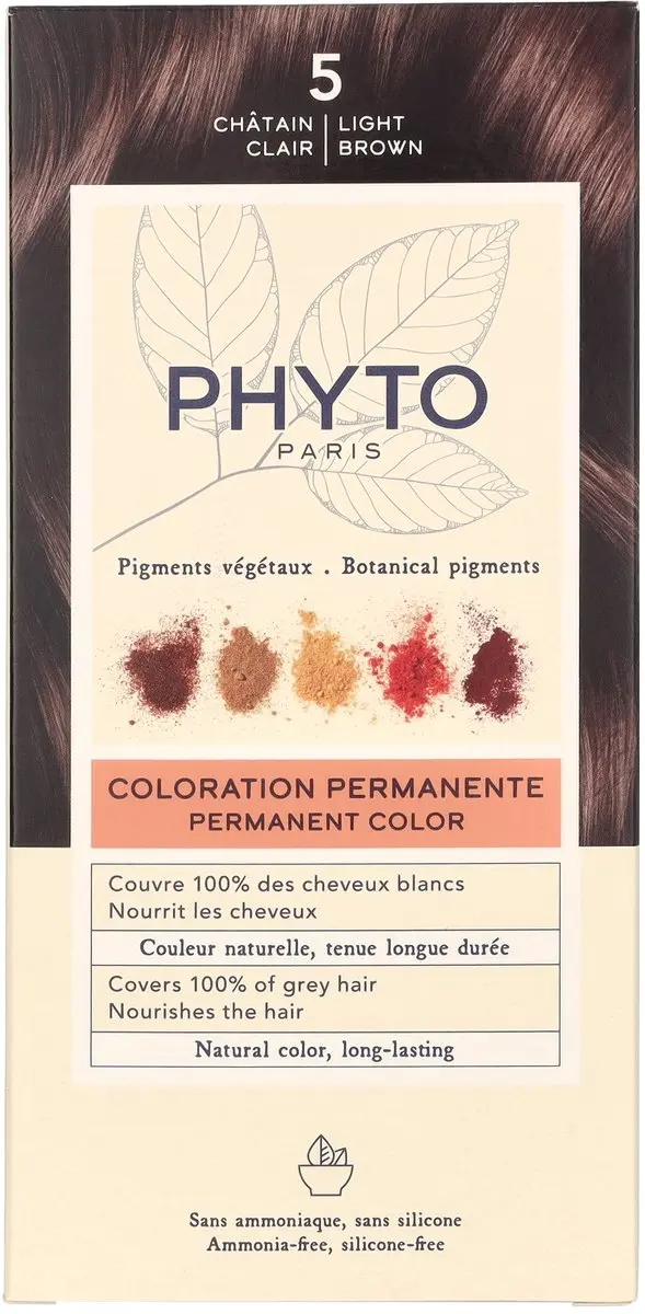 Phyto PhytoColor 5-Castaño Claro Permanent Haarkleuring 3ml