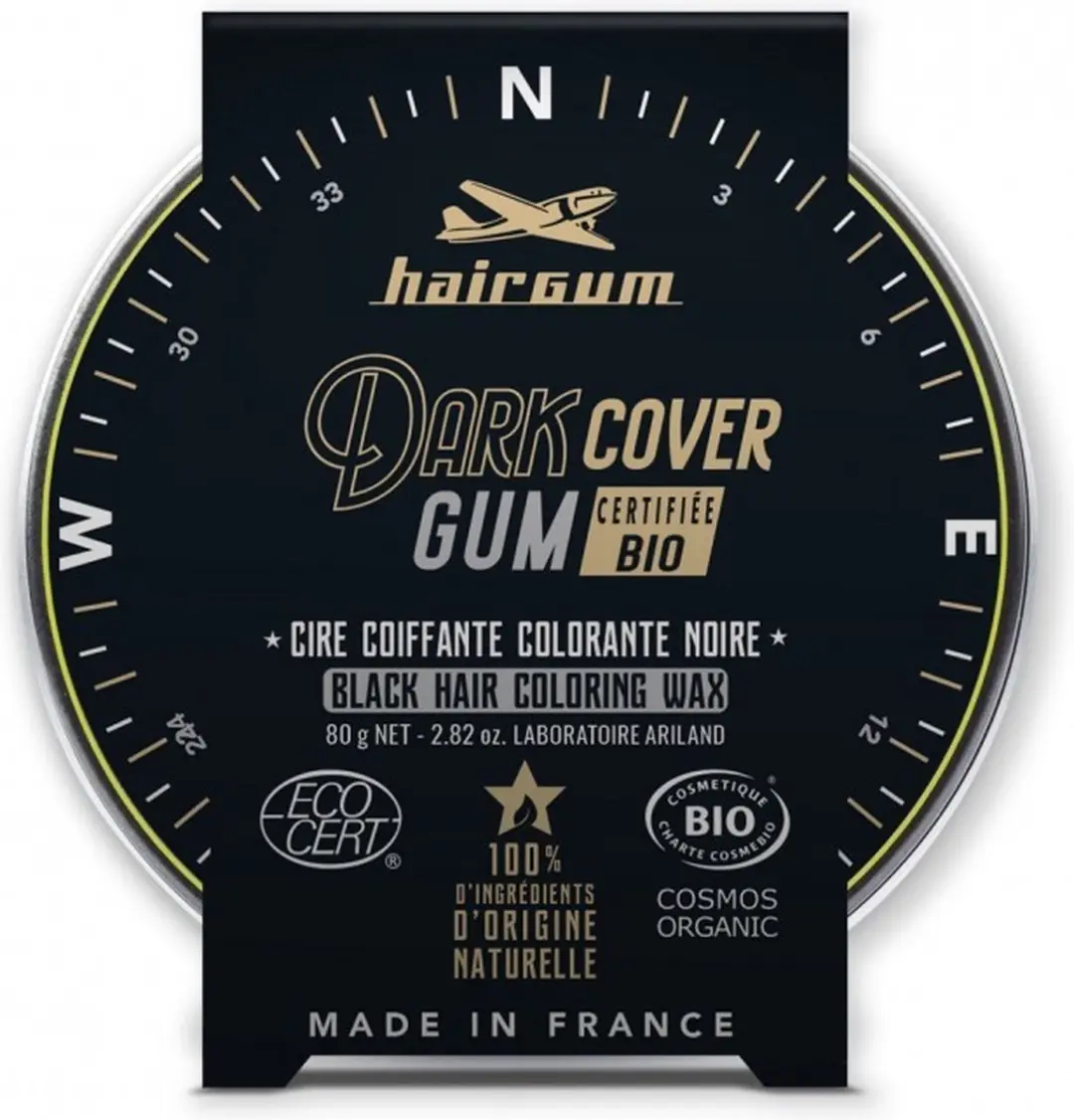 Hairgum Dark Cover Black Hair Wax 80g