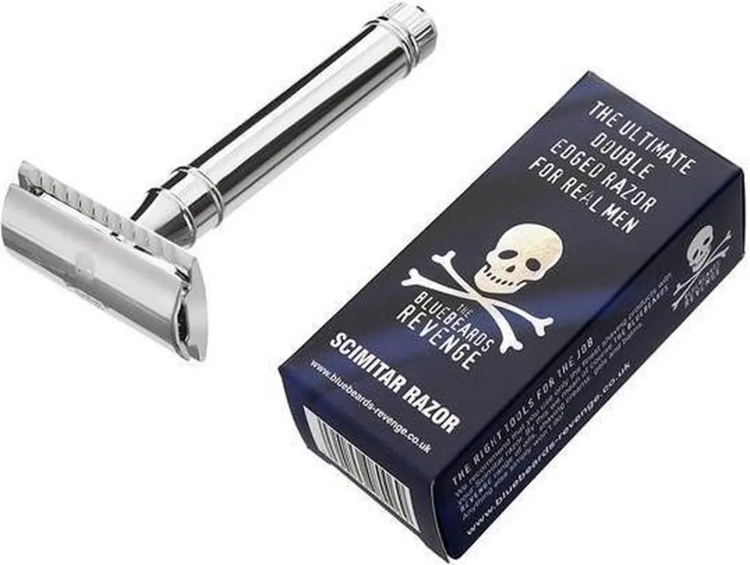 The Bluebeards Revenge Scimitar Double-Edge Scheermes
