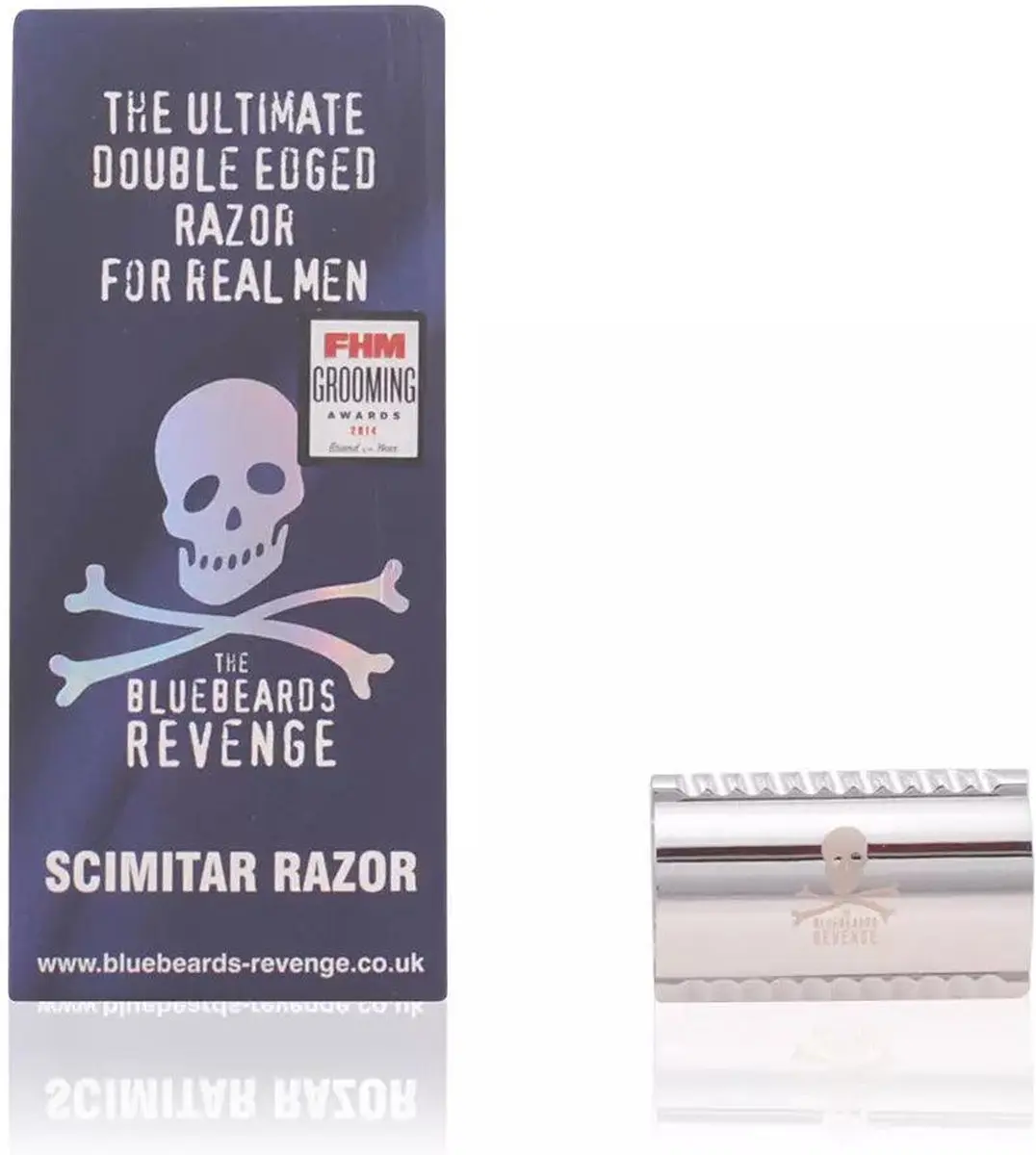 The Bluebeards Revenge Scimitar Double-Edge Scheermes - Chroom