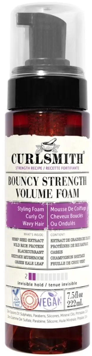 Curlsmith Bouncy Strength Volume Foam 222ml