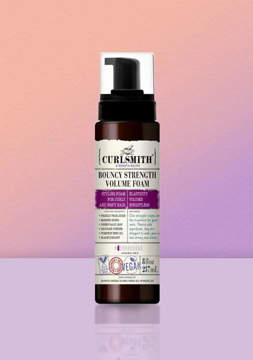 Curlsmith Bouncy Strength Volume Foam 222ml