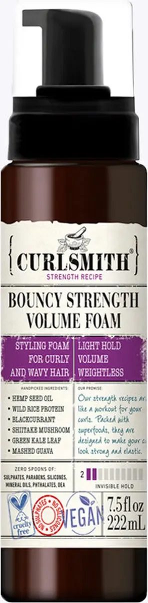 Curlsmith Bouncy Strength Volume Foam 222ml