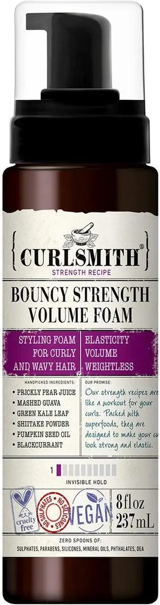 Curlsmith Bouncy Strength Volume Foam 222ml