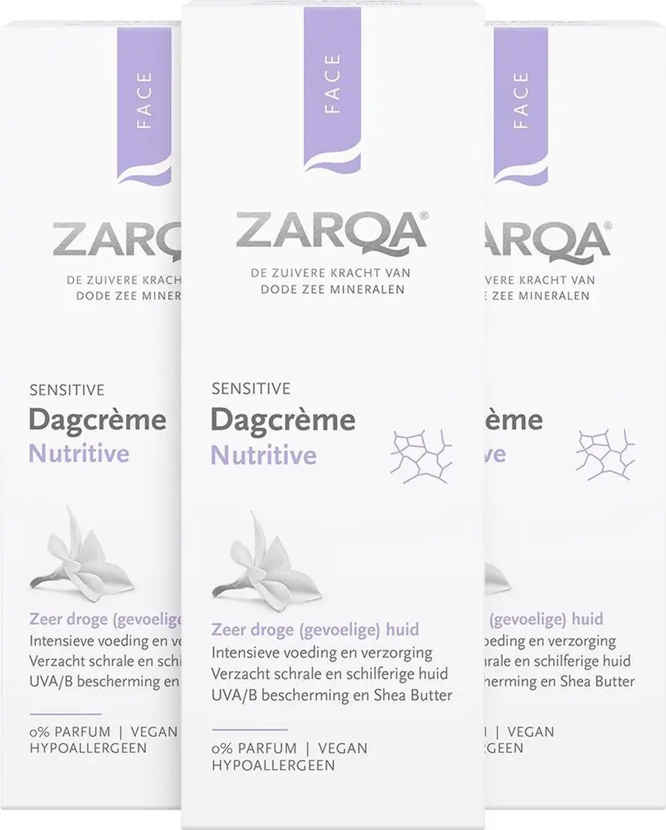 Zarqa Dagcrème Nutritive 3x50ml
