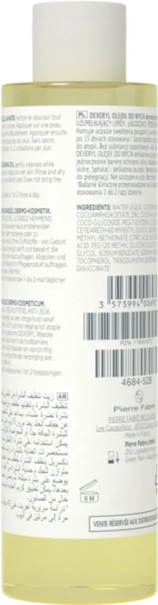 Dexeryl Reinigingsolie 200ml