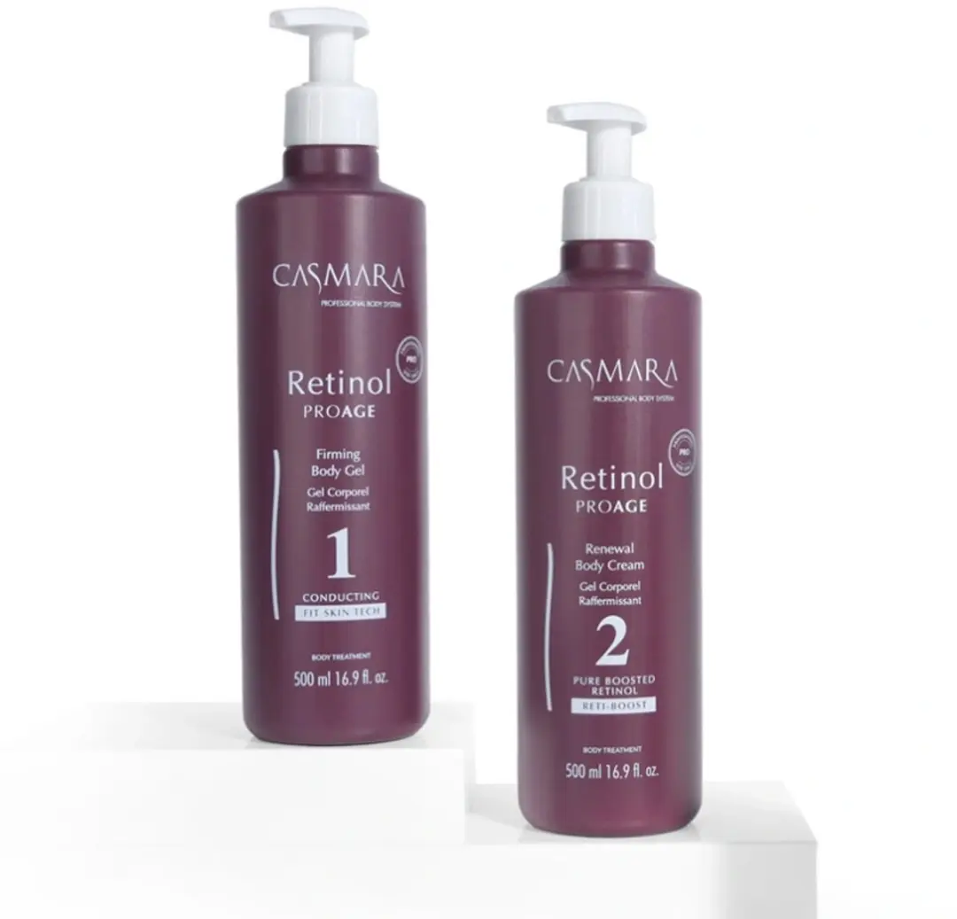 Casmara Retinol PROAGE Body System Stap 1 & 2