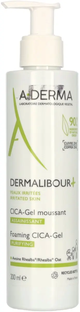 A-Derma Dermalibour+ Cica Zuiverende Schuimende Gel 200ml