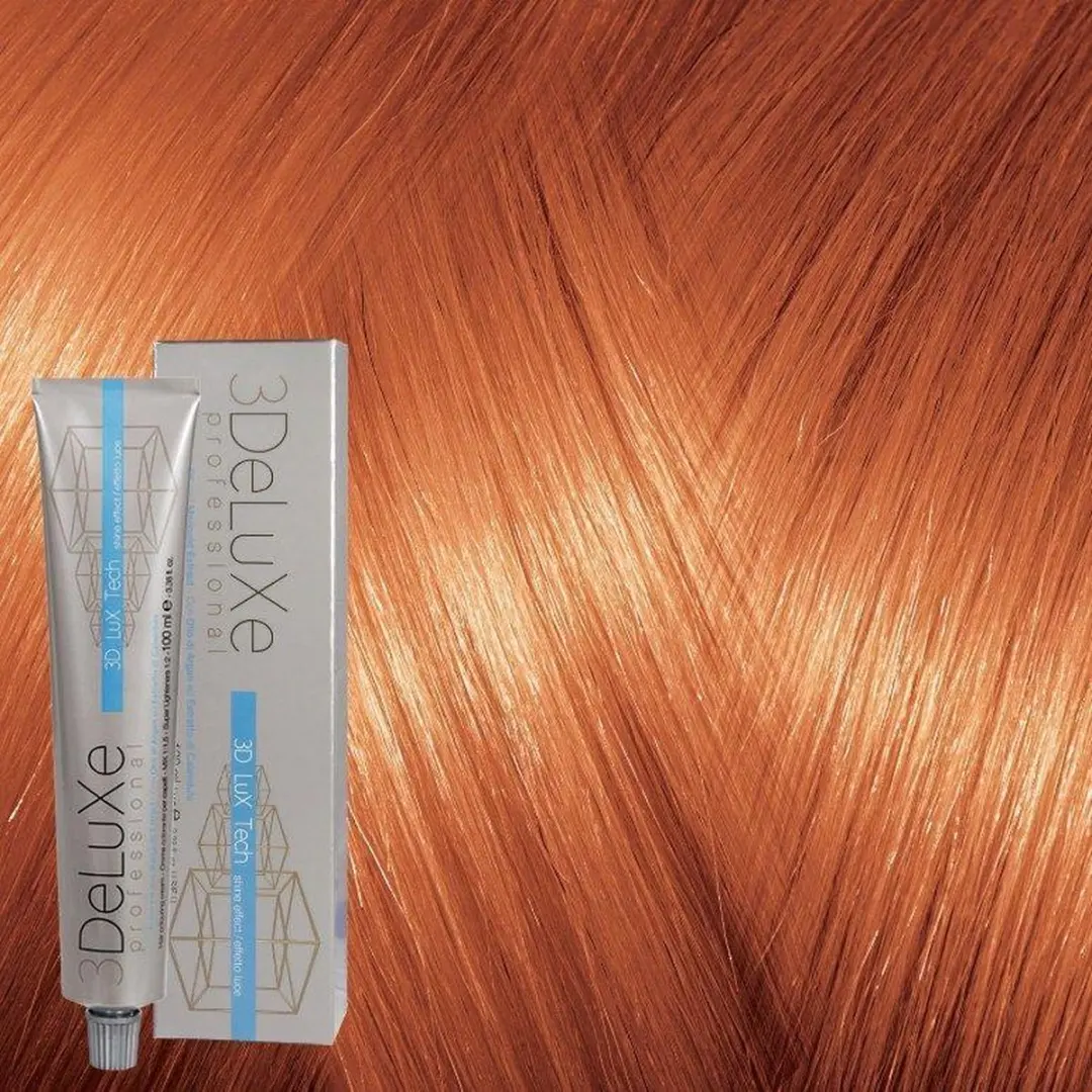 3Deluxe Haarverf Cream 7.44 Oranje - 100ml
