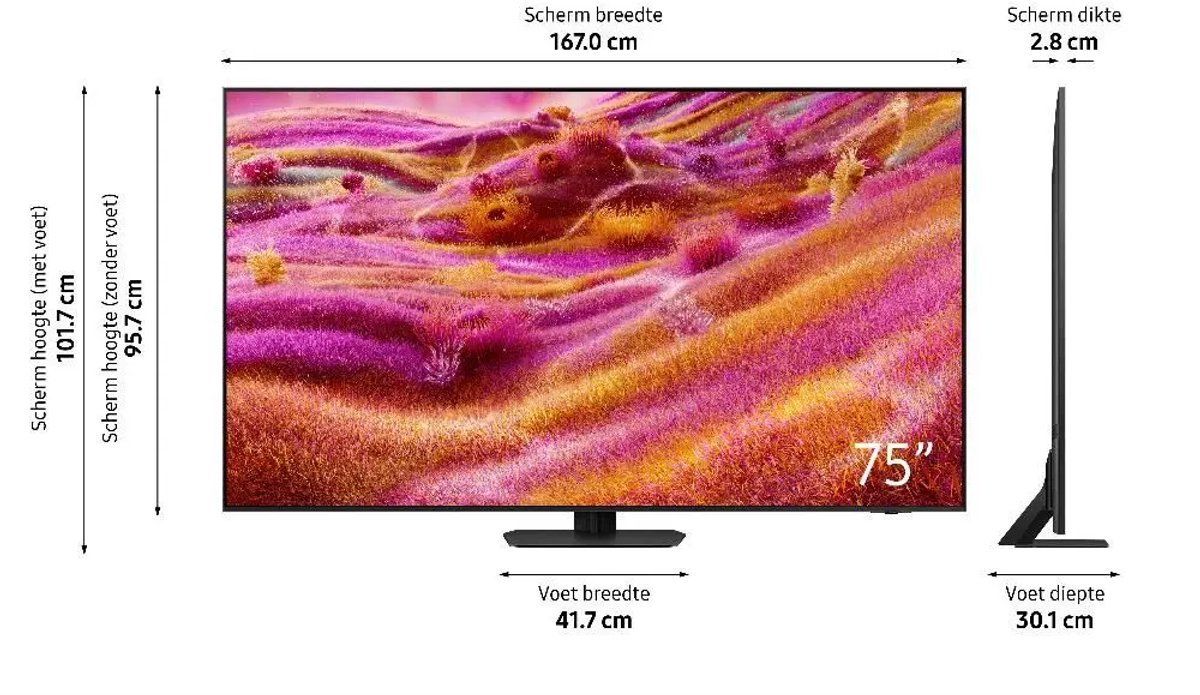 Samsung QE75QN92F - 75 inch - 4K Neo QLED - 2025