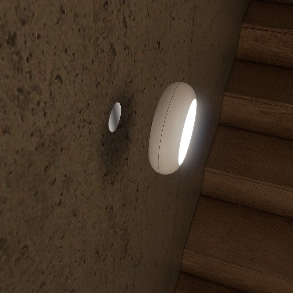 Calex Kastverlichting Draadloos - 3 Stuks - Wit 6500K
