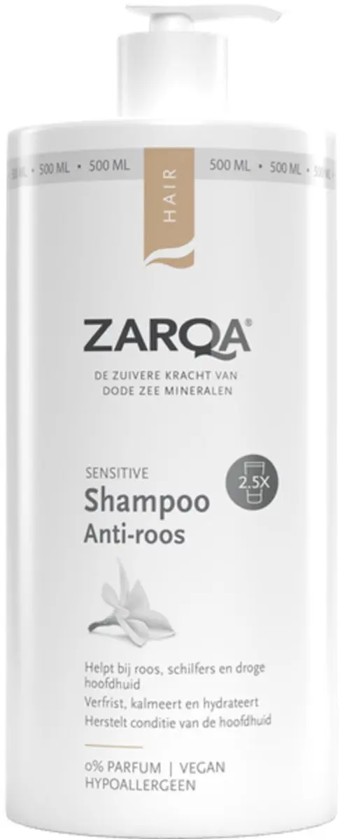 Zarqa Sensitive Anti-Roos Shampoo 6x500ml