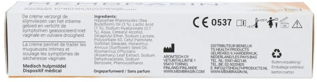 Membrasin Vaginal Vitality Crème 30ml