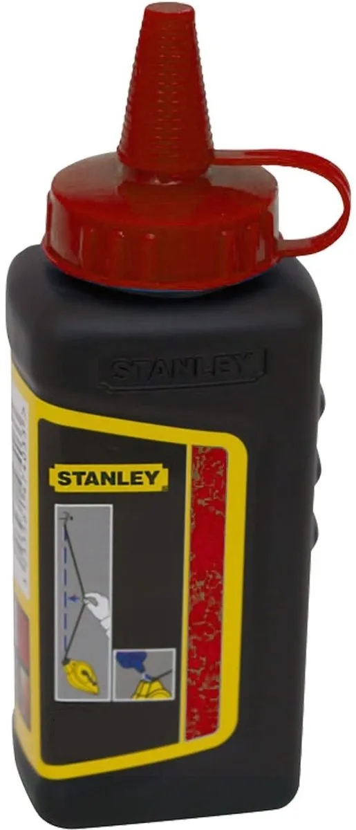 Stanley Slaglijnpoeder 225g - Rood - afbeelding 6 van 6