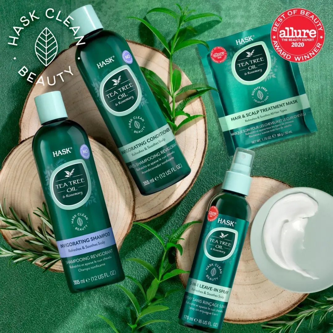 Hask Conditioner Tea Tree & Rosemary 355ml - afbeelding 6 van 6