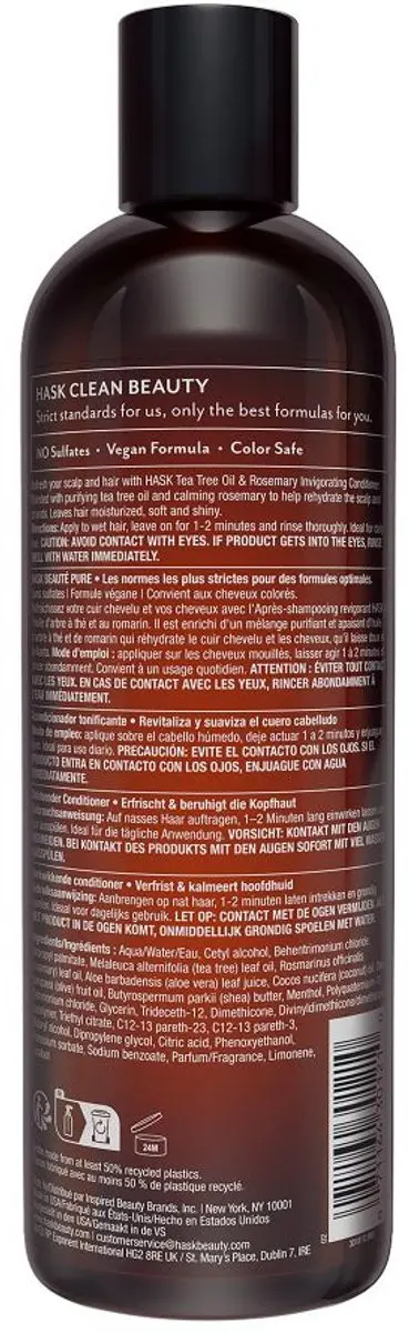 Hask Conditioner Tea Tree & Rosemary 355ml