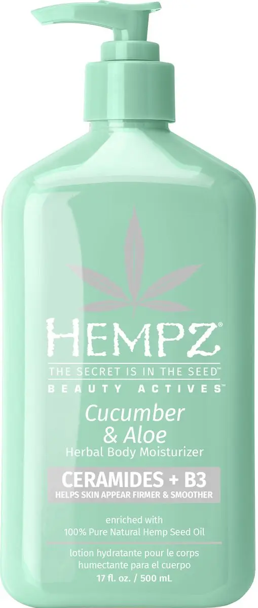 Hempz Cucumber & Aloe Herbal Body Moisturizer 500ml