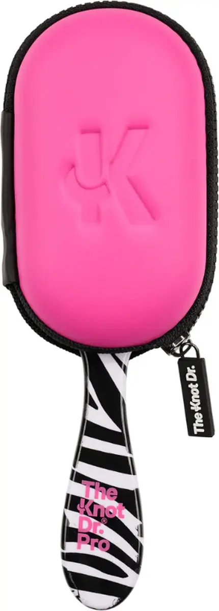 The Knot Dr Pro Zebra Print Roze Hoesje
