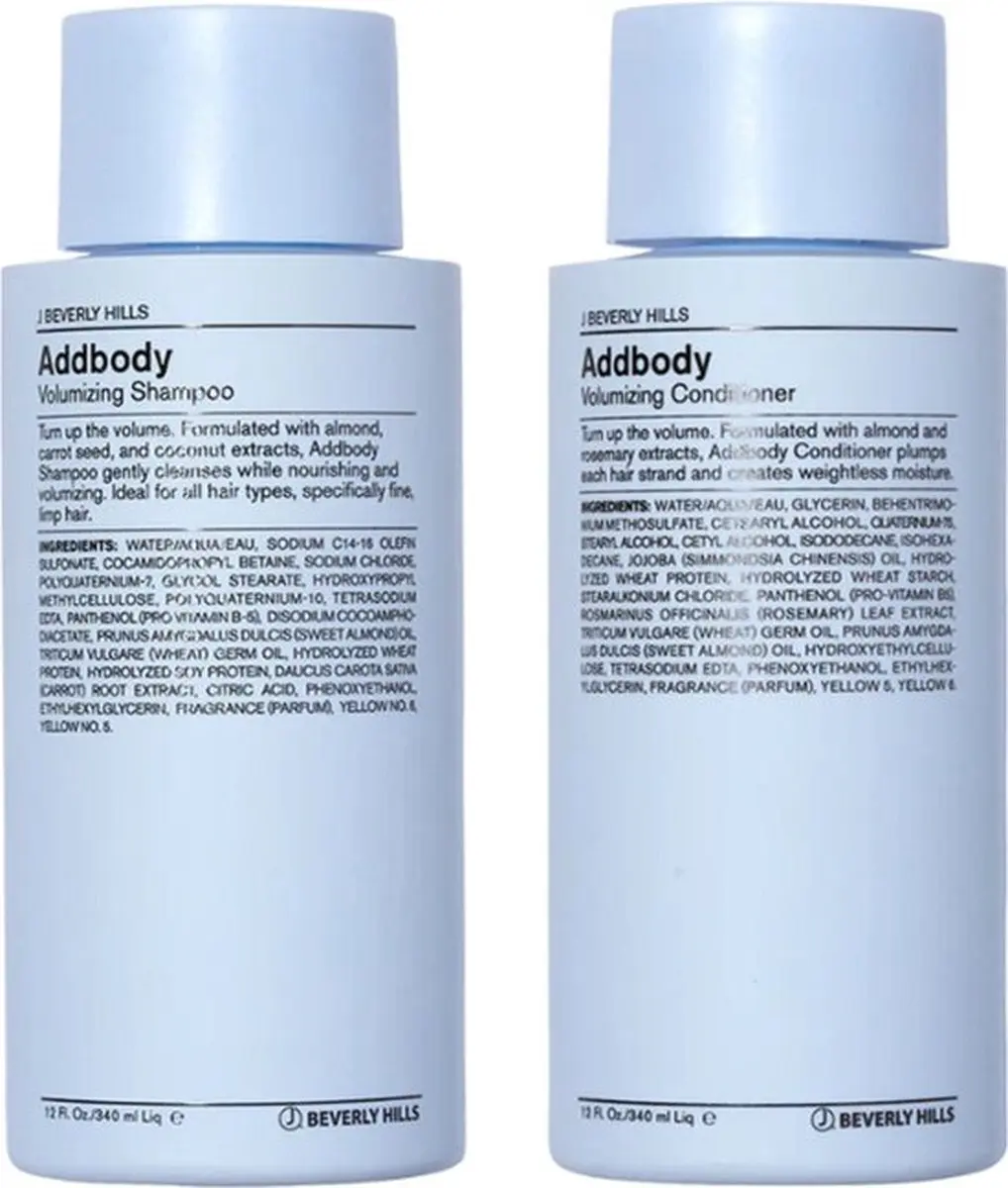 J Beverly Hills Addbody Bundle Shampoo & Conditioner 2x340ml