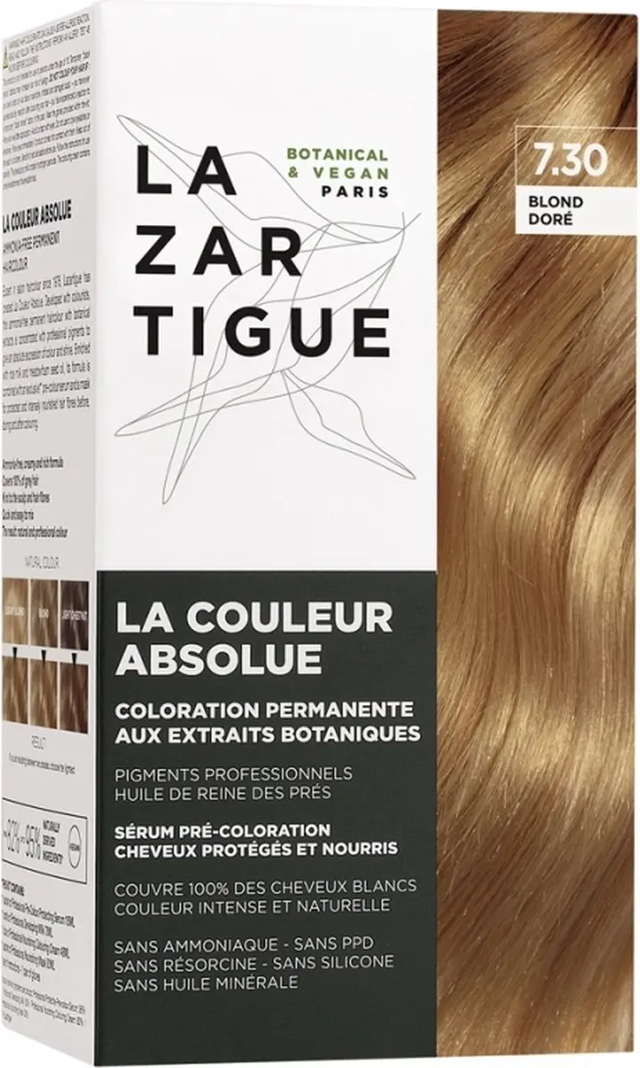 Lazartigue La Couleur Absolue Blond Doré Permanent Haircolor - 1ml