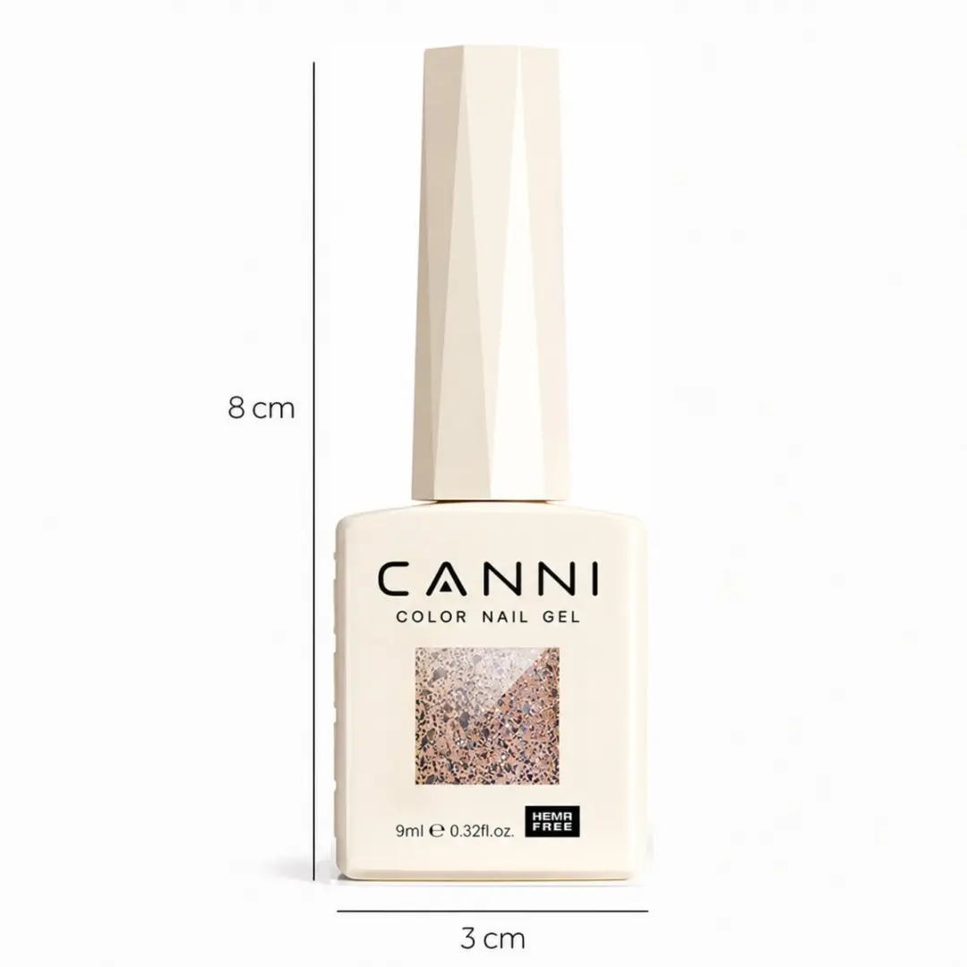Canni Glitter Gellak 10ml - Kleur 8060 - afbeelding 6 van 6