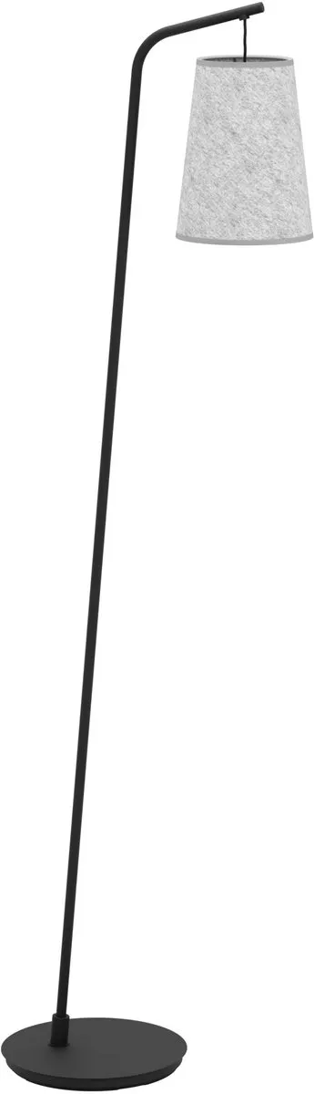 Eglo Alsager Vloerlamp E27 170cm - Zwart/Grijs