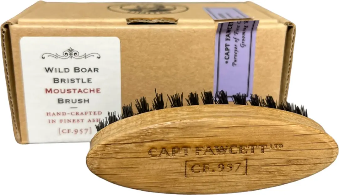 Captain Fawcett's Beard & Moustache Borstel - Wild Zwijnenhaar