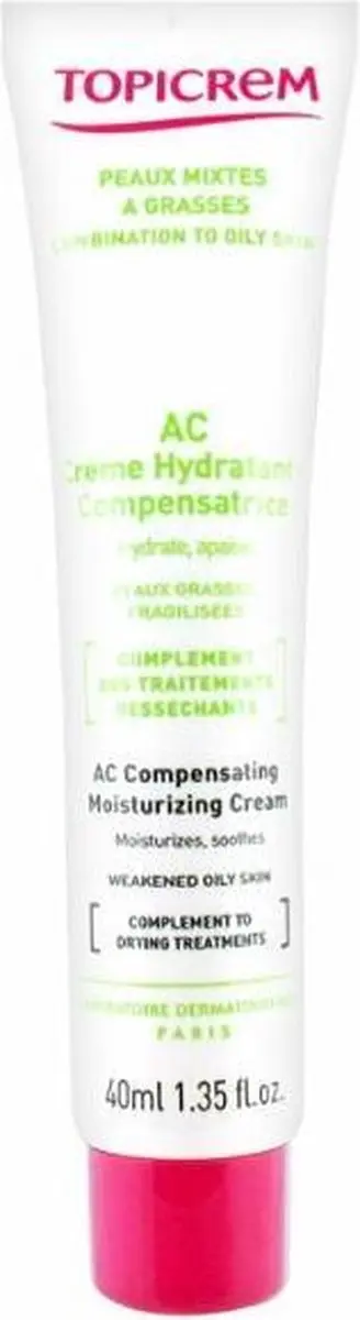 Topicrem Ac Hydra Compenserende Hydraterende Crème 40ml