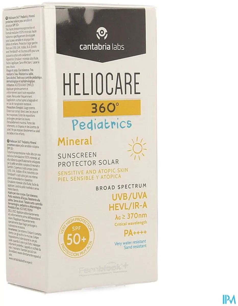 Heliocare Pediatrics Zonnebrandcrème SPF 50+ 50ml