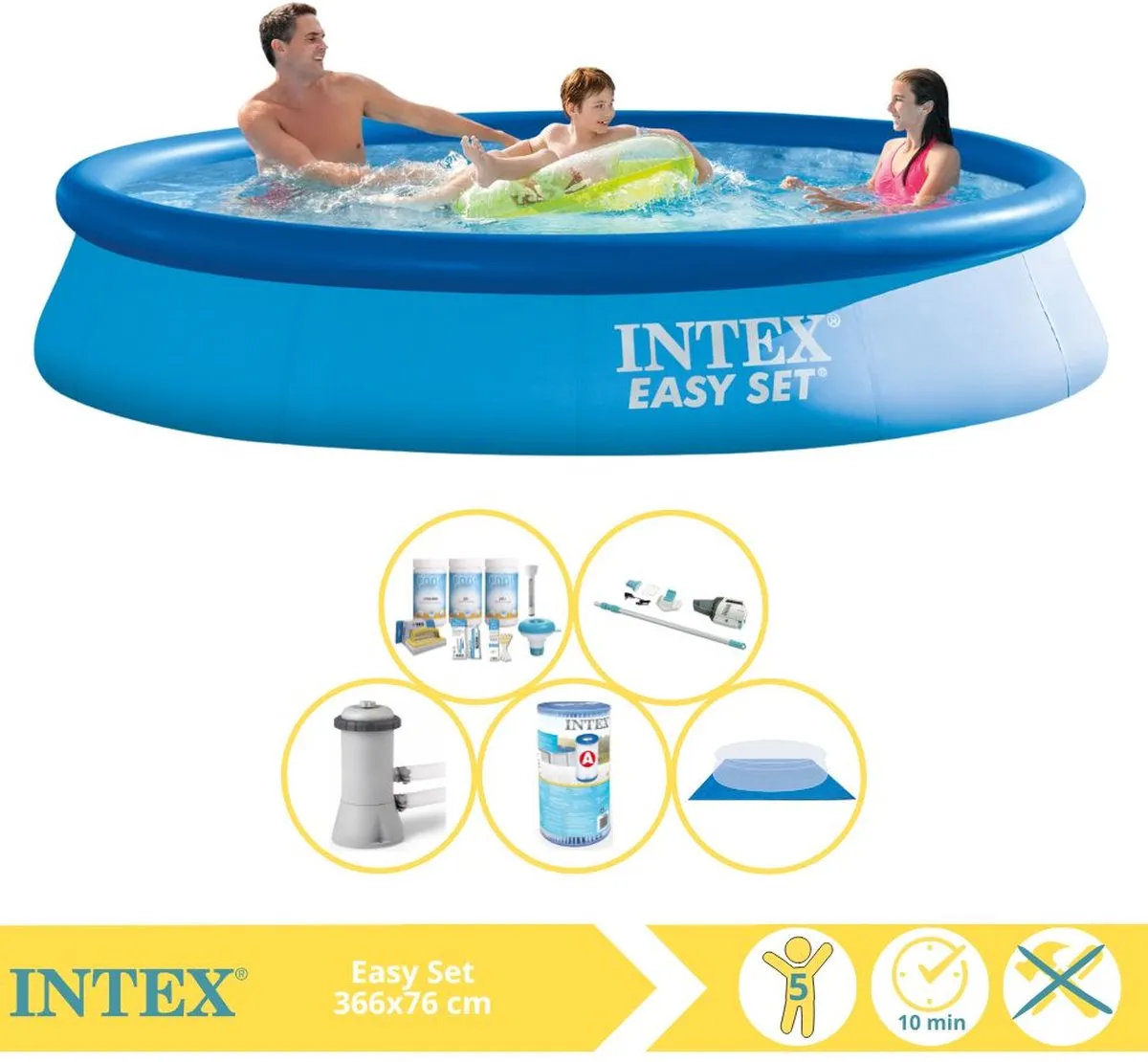 Intex Easy Set Zwembad 366x76cm