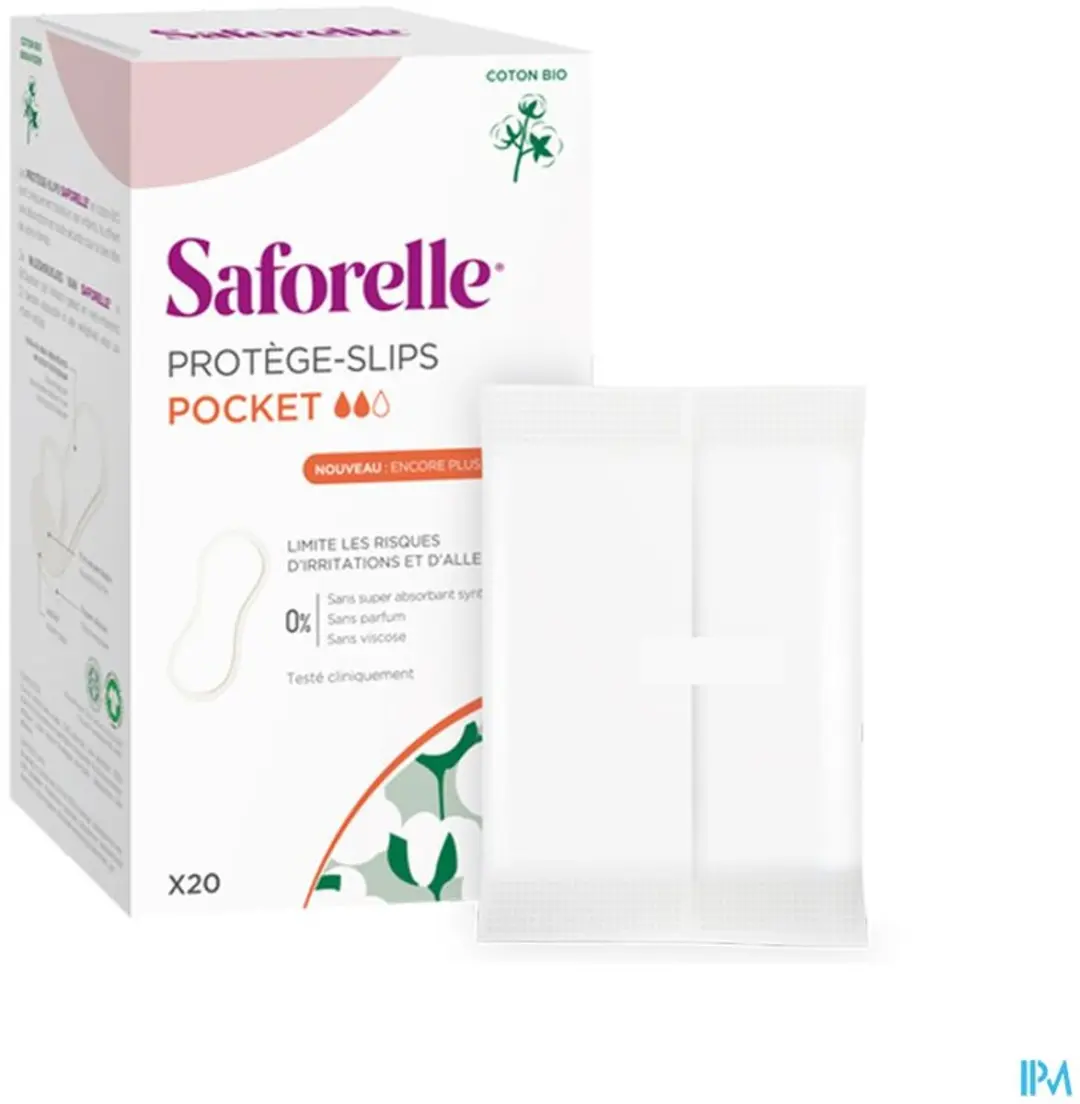 Saforelle 20 Stuks Inlegkruisjes Wit