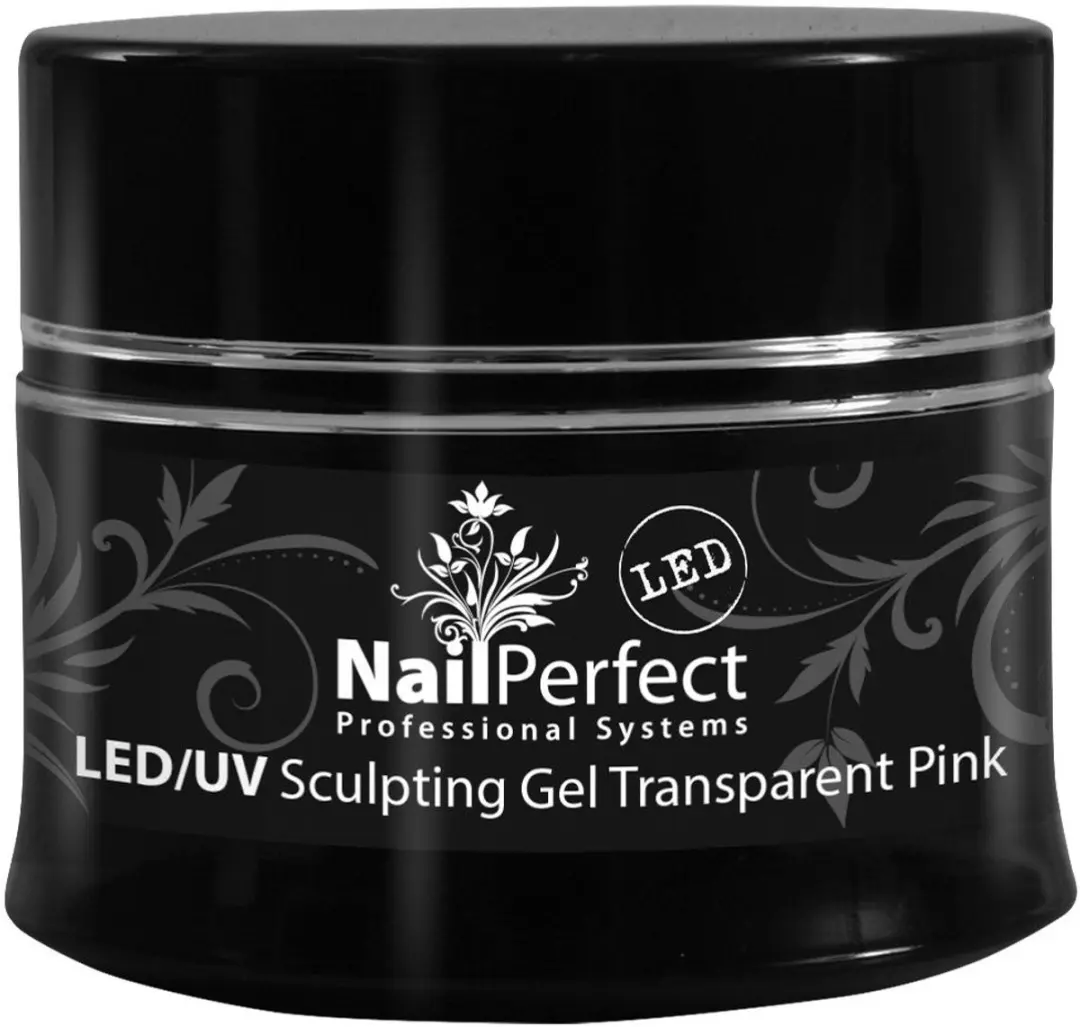NailPerfect LED/UV Sculpting Gel Transparent Pink 14g