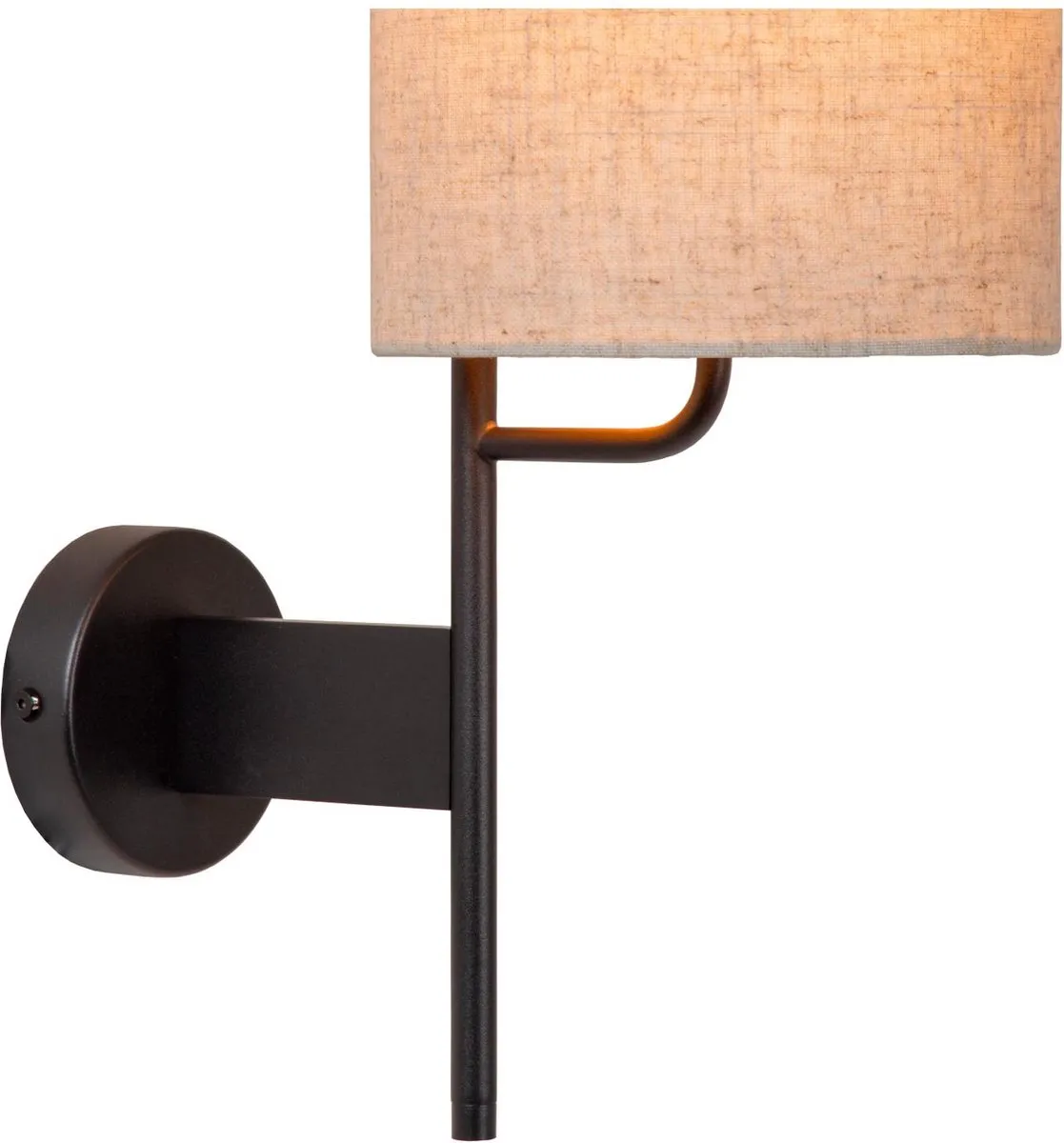 Lucide Magic Wandlamp E27 - USB Oplaadpunt - Zwart